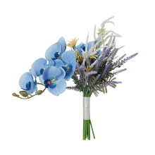 Artificial Lavender and Orchid Wedding Bouquet40x45cm