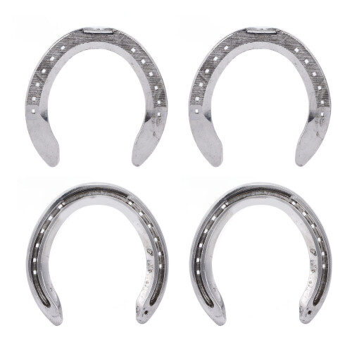 4 stk. hestesko i aluminiumslegering til ridning