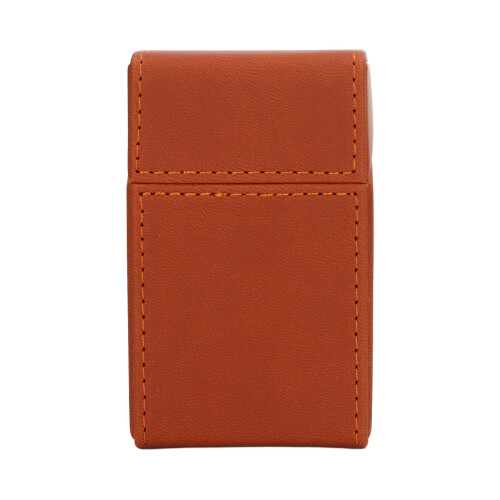 PU Leather Cigarettes Box Holder for 20 Cigarettes 10x3x6cm 2