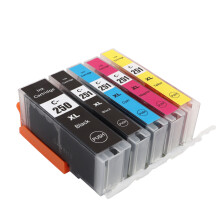 250-251 5-Farben-Tintenpatronen für PIXMA MG MG Commander MX Drucker