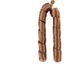 Synthetic Spiral Curl Hair Extensions Prelooped Crochet Braiding Hair French and Spanish Curls 30