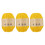 3 Rolls Elastic Braiding Cord 32.8Yard Per Roll-Light Yellow 1