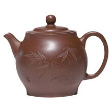 Coffee Pot Tradition Clay Teapots Famous Hand-Carved Bamboo Tea Pot Ore Mud Kettle Handmade Ceramics Tea Set