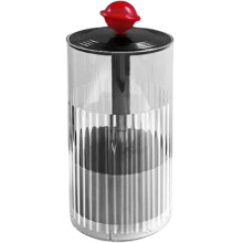 Distributeur de Pailles Courtes de 19,8 cm, Support de Paille pour Comptoir, Organiseur de Pailles pour Armoire, Organiseur en Acrylique (Noir)