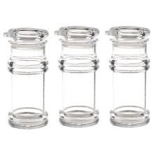3X Clear Acrylic Soy Sauce Vinegar Olive Oil Bottle BBQ Dispenser Shaker 100Ml