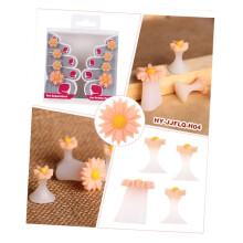 8pcs Soft Silicone Toe Separators for Pedicure Nail Art and Polishing Comfort