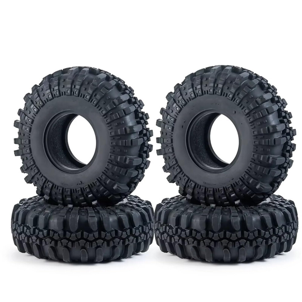 1/10 Rc Crawler Tires 137Mm Durable Rubber Wheels For Axial Scx10 Trx4 Wraith Capra Enhanced OffâRoad Traction 9073542579724