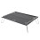 Udendørs klapbord aluminium sort 30x21cm 5