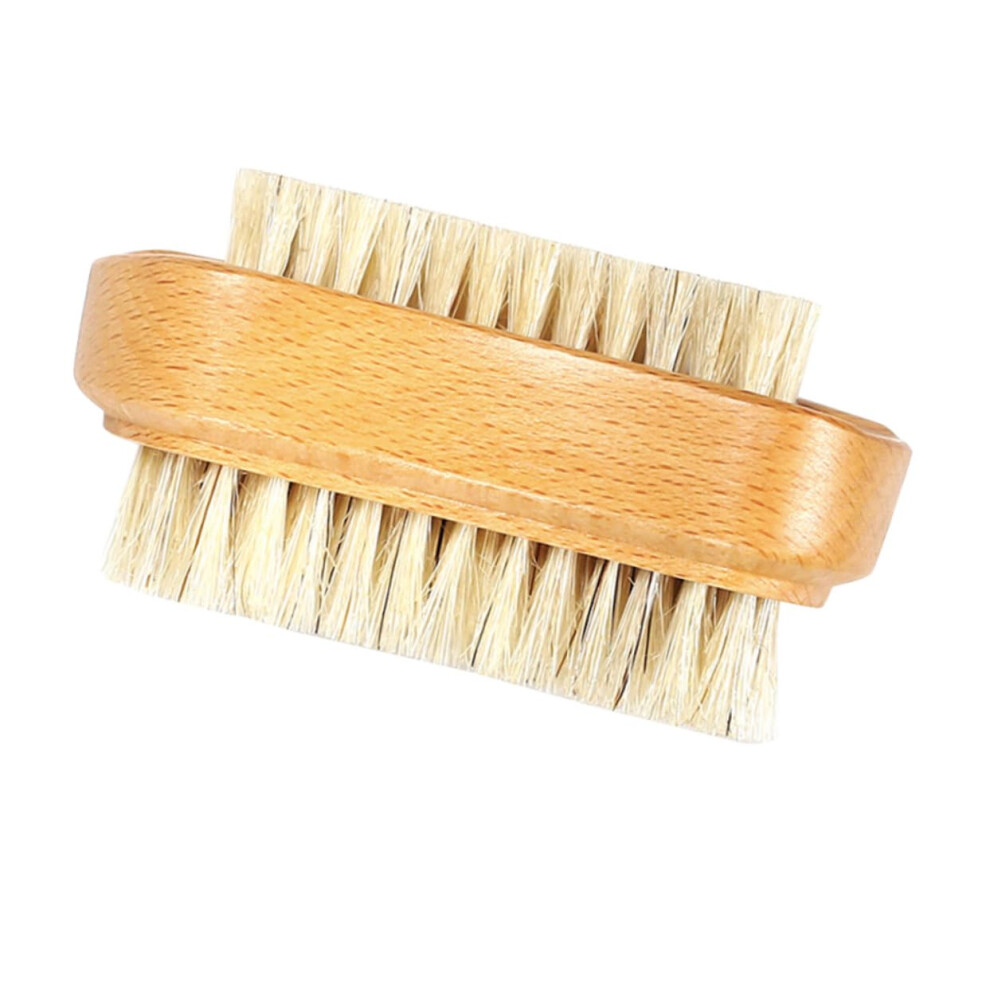 Double Sided Nail Cleaning Brush with DualAction Bristles for Manicure and Pedicure