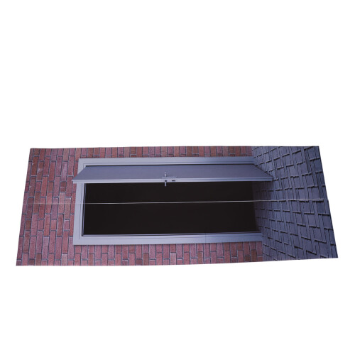 PVC Door Sticker Set – 3D Frosted Effect, Self-Adhesive,