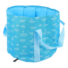 Foldable Foot Soak Basin with Double Handles, SpaceSaving Portable Bucket for Camping and Travel