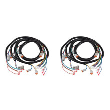 2X Controller Kabelboomset voor Golfkar Club Auto -Zwart 1510A-5251 Controller 102196601