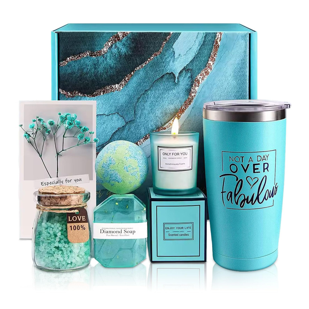 Spa Gift Basket for Women with Luxurious Spa Essentials, ReadytoGift Packaging for Mother's Day-image-OPC-PSMSPRH-NEW