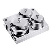 3pcs Stainless Steel Nail Art Powder and Liquid Containers with SpillResistant Lids for Acrylic Nails