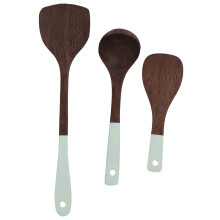 Küchenutensilien-Set aus Wengeholz, 3-teilig