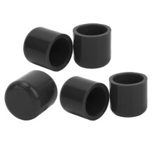 5pcs Silicone Blanking Cap 30mm Flexible Hose Plug Black for Auto & Industrial Use