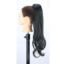 30 Inch Synthetic Wavy Ponytail Hair Extension with Natural Texture and Heat Resistant Wrap Around