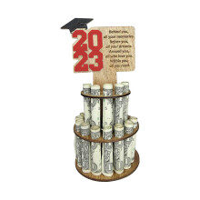 Wooden Graduation Money Holder20x10cm