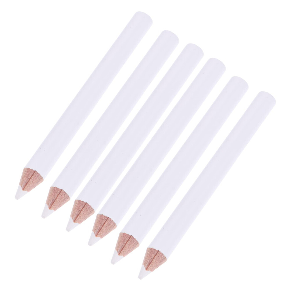 White Nail Art Dotting Pen Set For Precise French Tips And Easy Rhinestone Pickup, 30Pcs Wooden