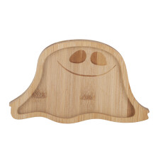 Ensemble d'assiettes en bambou citrouille et fantĂ´me pour Halloween