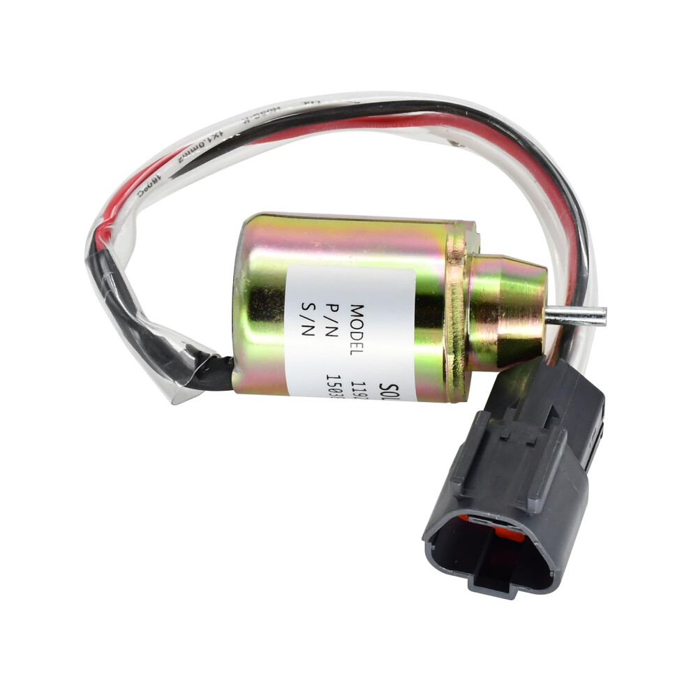 12V Fuel Shutoff Solenoid 1503Es12s5suc12s For Yanmar 2Tnv56 3Tne68 John Deere 550G 570Lxt 9073542581871