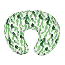 Nursing Pillow Cover for Breastfeeding, Soft Stretch Cotton Slipcover with Durable Zipper, Washable