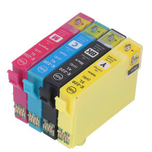 4 cartucce di inchiostro compatibili per stampante multifunzione WF 2630/2650/2660/2750/2760, in 4 colori
