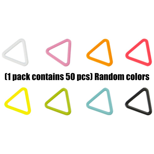 50Pcs Metal Stitching Markers Locking Crochet-triangle