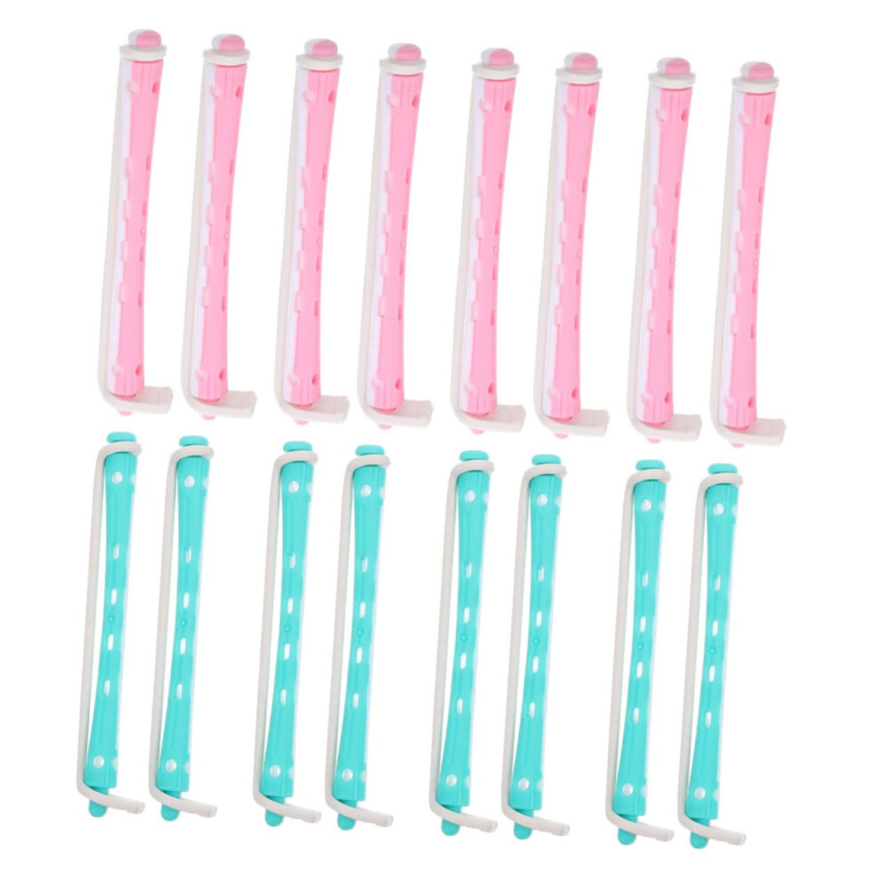 24pcs Flexible Perm Rods for Long Hair Heatless Overnight Curling with Salon Quality Results