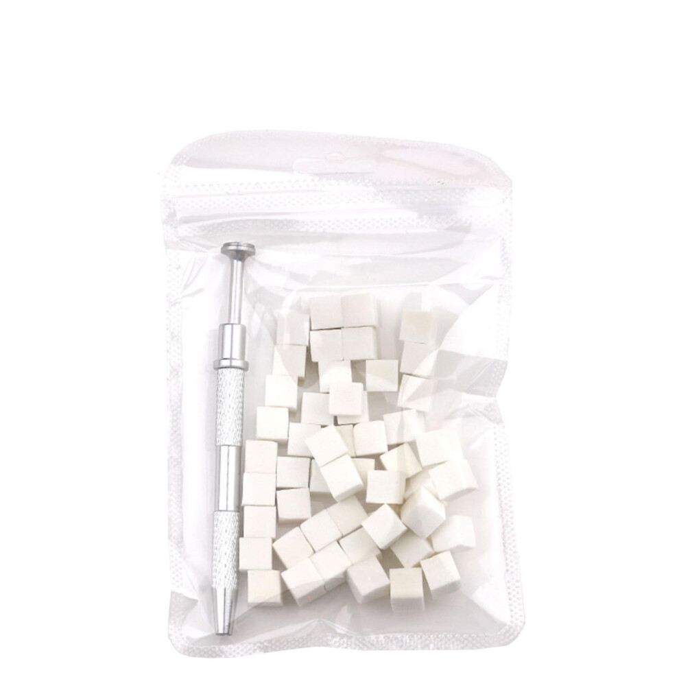 Nail Art Sponge Set 100pcs with MultiSided Buffer Blocks and Adjustable Grip Pen for Smooth Gradient Manicure
