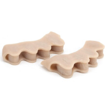 2Pcs Silicone Bunion Corrector and Toe Separator for Hallux Valgus Relief, Wearable with Shoes