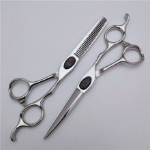 Professional Hair Cutting and Thinning Scissors Set, 6 Inch Stainless Steel Barber Shears Ref: 3251