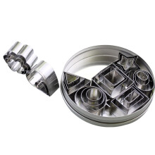 24pcs Food Grade Stainless Steel Biscuit Cutter Set for Cookies, Cakes, and More