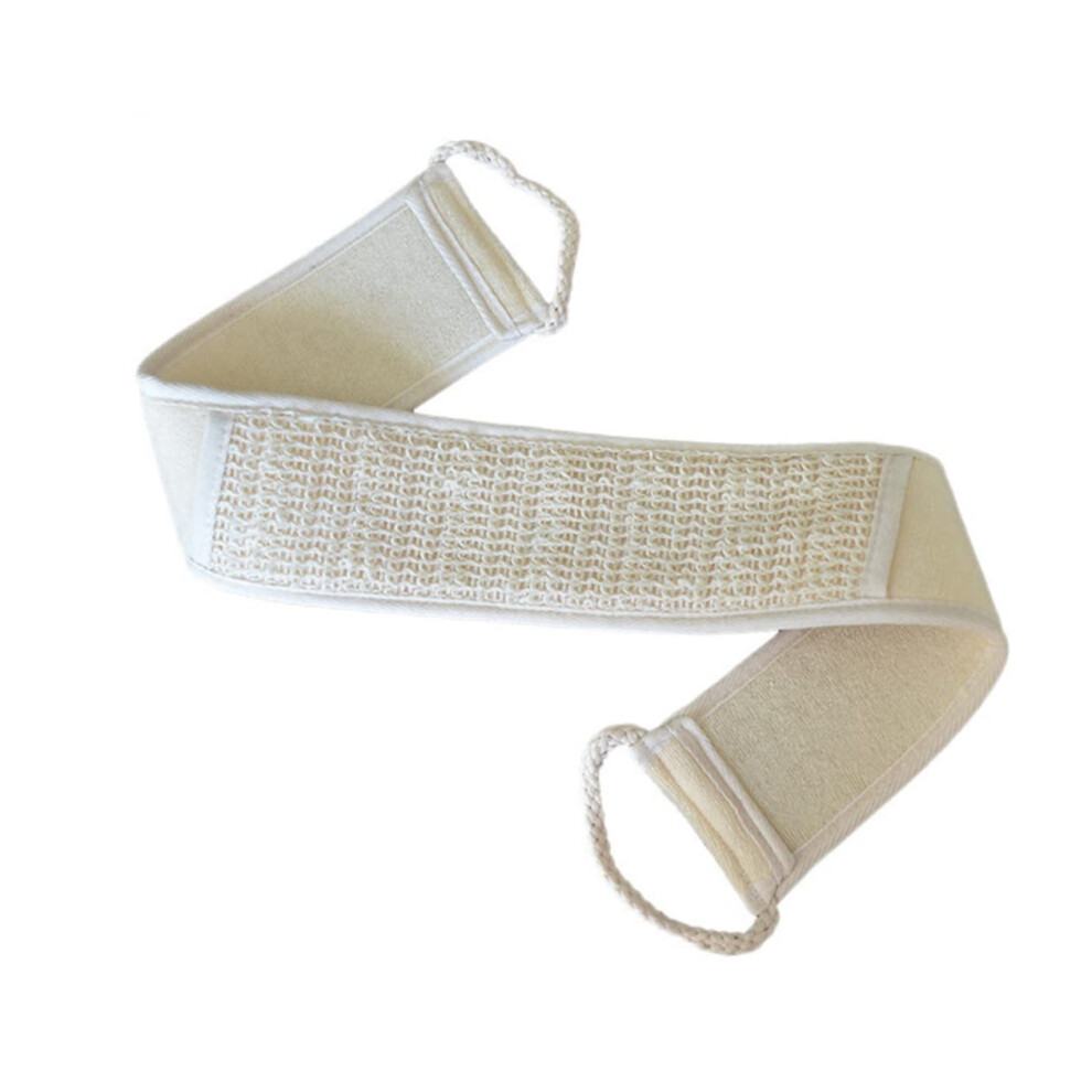 Exfoliating Back Scrubber with Long Reach Straps, Loofah Bath Towel for Full Back Shower Cleaning