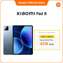 Tablet - XIAOMI - Pad 8 - Snapdragon 8s Gen 4 - 8 GB RAM - 3.2K 144 Hz Display