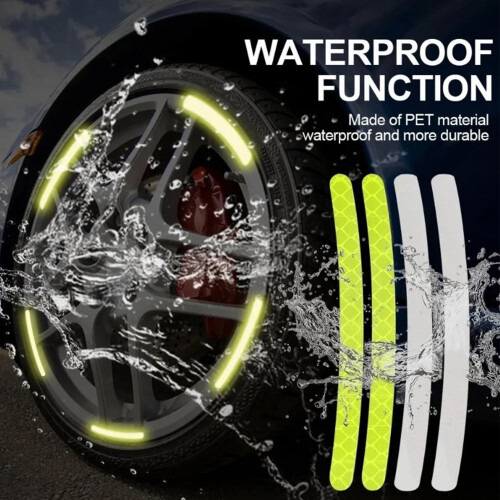 Sun Protection Car Rim Decals Strong Adhesion 2