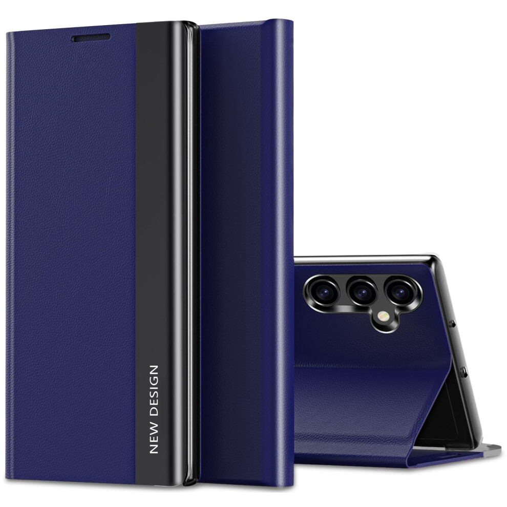 Flip Case S View Luxury Slim Shockproof Pu Pc Hybrid Cover For Samsung Galaxy S25 Fit 6.2' Blue 9169991631042