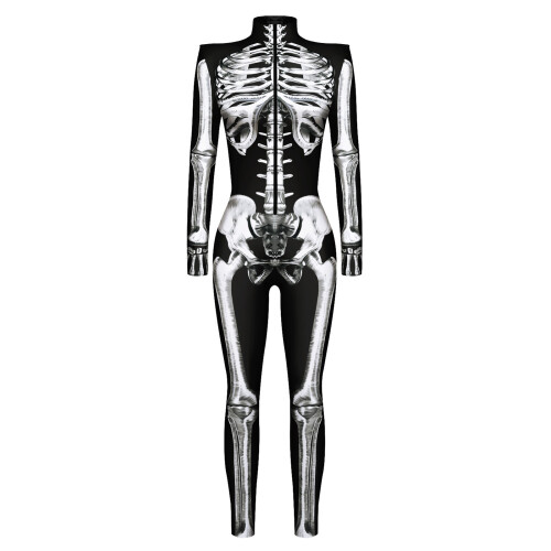 3D-skelet cosplay-bodysuit polyester S-XXL