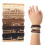 20 PCS Boho Haargummis, Elastische Haargummi-Armbänder für dickes oder dünnes Haar 1