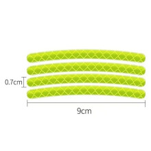 Sun Protection Car Rim Decals Strong Adhesion