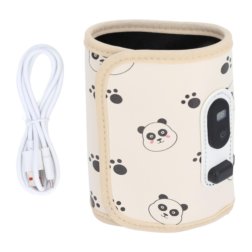 Baby Bottle Warmer with LED Display, 21Step USB Travel Heater for Home and Car
