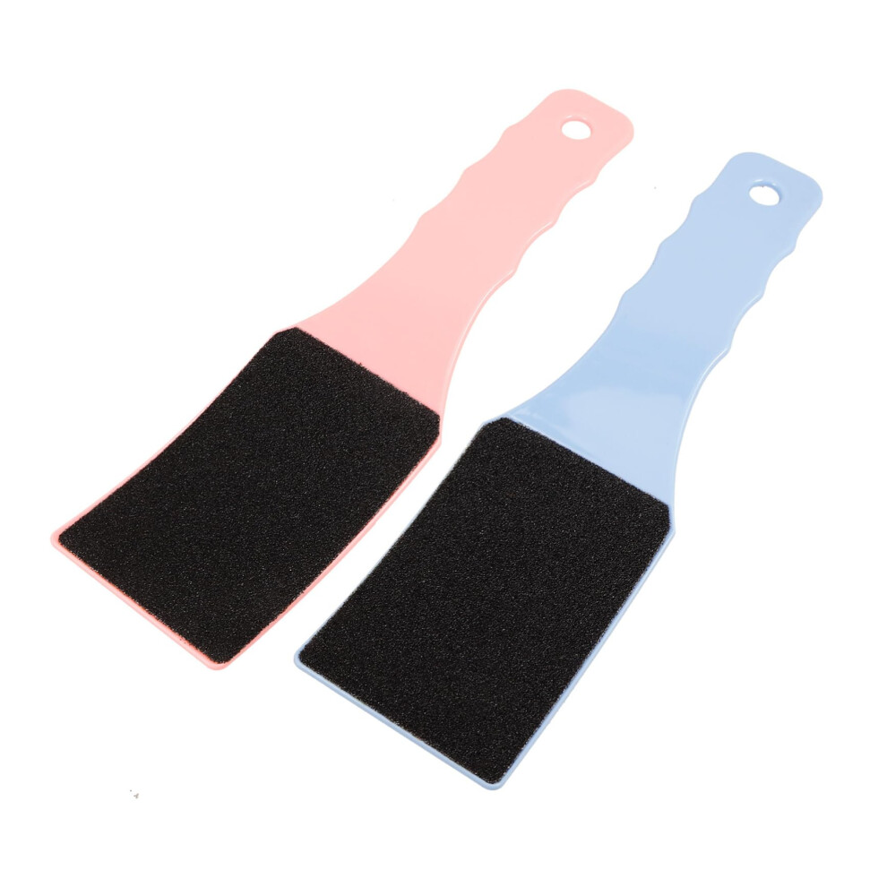 2pcs Ergonomic Foot File and Callus Remover with DualSided Exfoliation for Smooth Heels
