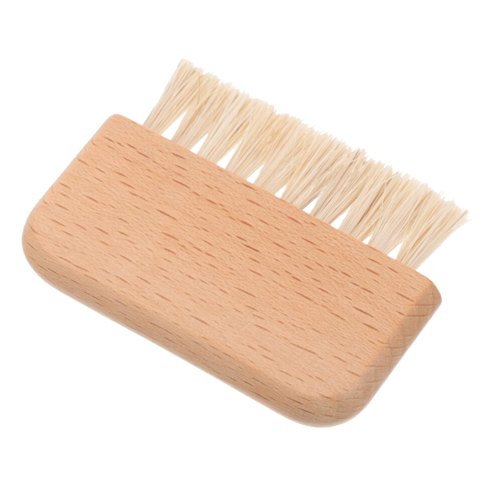 Nail Brush with Wooden Handle for Fingernail and Toenail Cleaning, Soft Bristles, Home and Salon Use