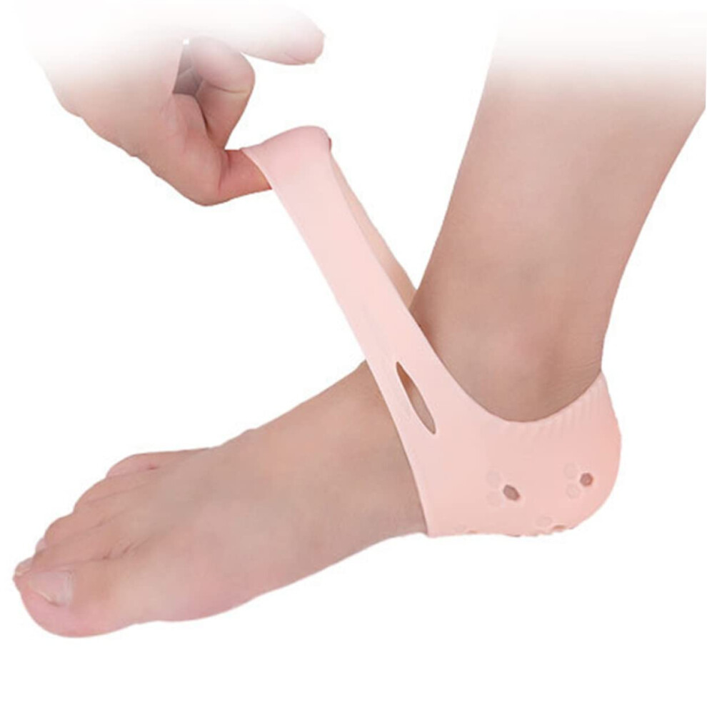 Heel Protectors Moisturizing Gel Heel Socks for Women Cracked Heels Overnight Hydration