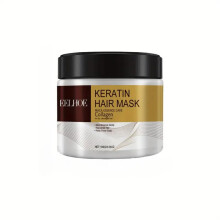 Keratin Hair Mask 100mL for Dry Damaged Hair, Deep Conditioning with Collagen Coconut Argan Oil