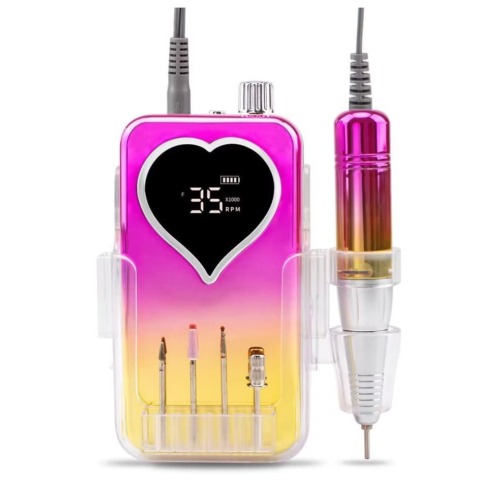Cordless Electric Nail Drill 35000 RPM with Coreless Motor for Acrylic and Gel Nails