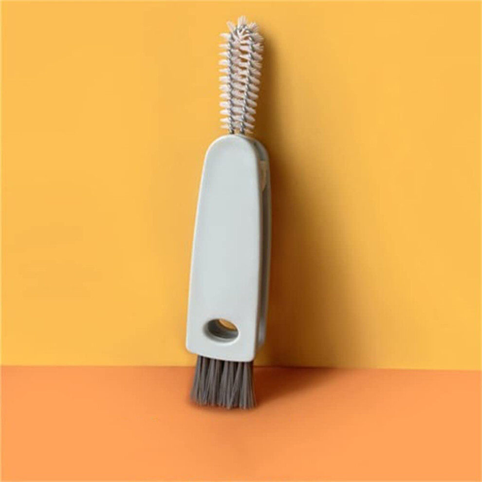 Multifunctional Baby Bottle Cleaning Brush Carrot Shape Nipple Brush With Ergonomic Grip Handle Blue