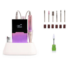 Electric Nail Drill 35000RPM Rechargeable Cordless Nail Sander for Manicure and Polishing