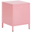 Beliani 2 Drawer Bedside Table MALAVI Metal Pink 5