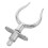 Boots-Ruderhalter Seitlich Montage Ruderlock Silber 8